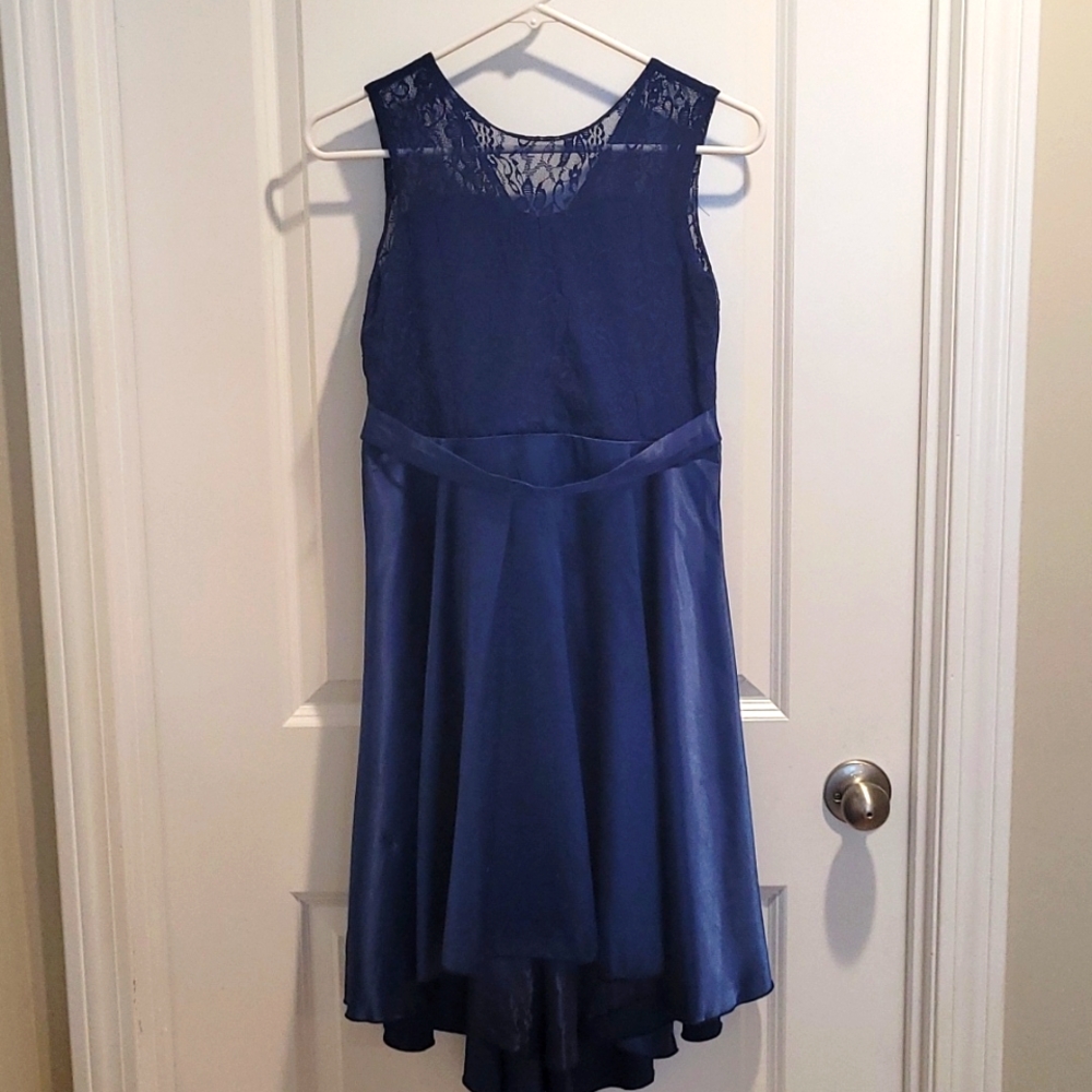 Girls blue dress size 12